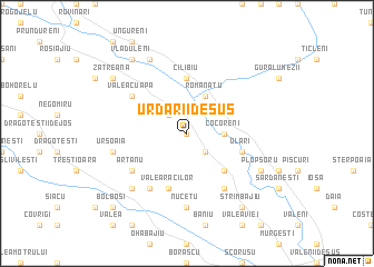 map of Urdarii de Sus