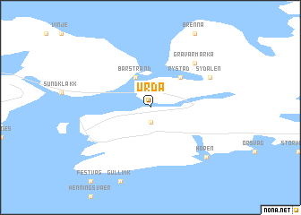 map of Urda