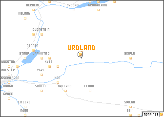 map of Urdland