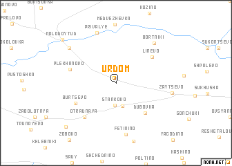 map of Urdom