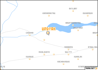 map of Urdyak