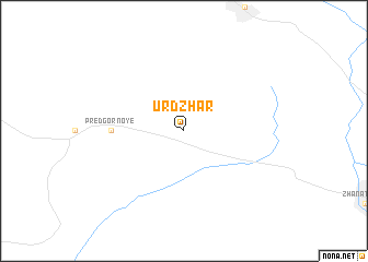 map of Urdzhar