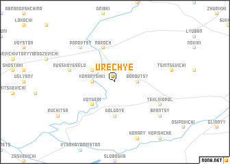 map of Urechʼye