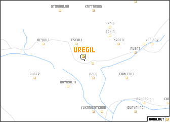 map of Üreğil