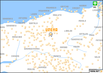 map of Urema