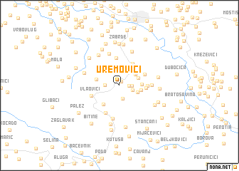 map of Uremovići