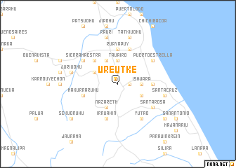 map of Uréutke