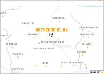 map of Ureyevo-Chelny