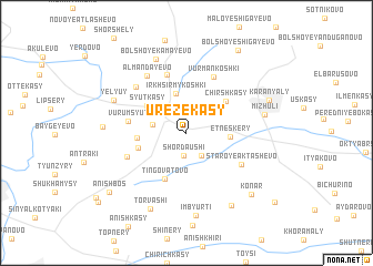 map of Urezekasy