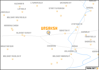 map of Urgaksh