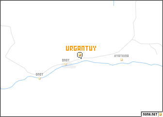 map of Urgantuy