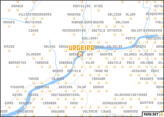 map of Urgeira