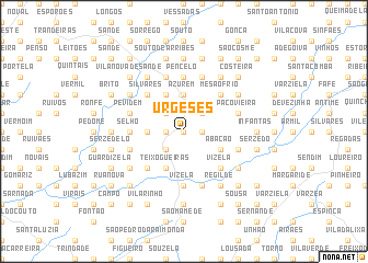 map of Urgeses