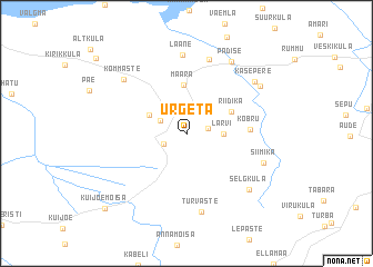 map of Urgeta