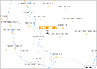 map of Urginskiy