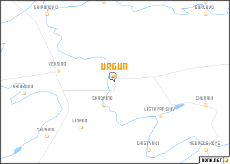 map of Urgun