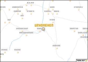 map of Urhomehen
