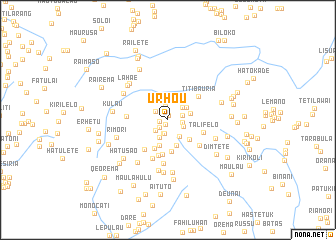 map of Urhou