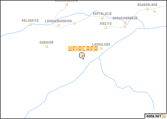 map of Uriacara