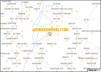 map of ‘Urī ash Shamāliyah