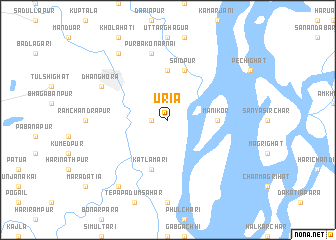 map of Uria