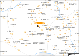 map of Uribana