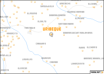 map of Uribeque