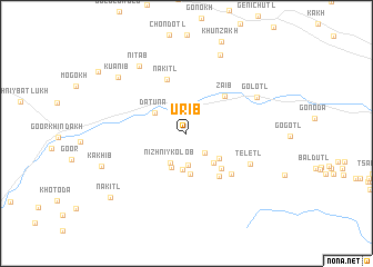 map of Urib