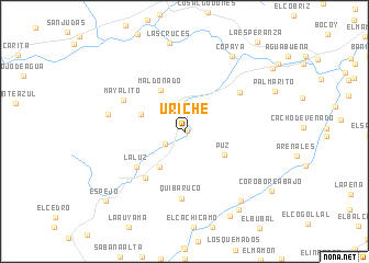 map of Uriche