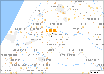 map of Uriʼel