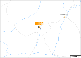 map of Urigam
