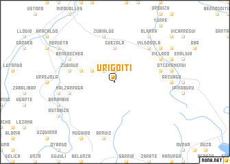 map of Urigoiti