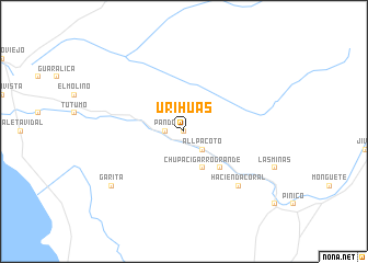 map of Urihuas