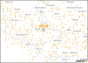 map of Urije