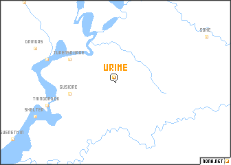 map of Urime