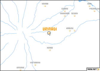 map of Urinadi