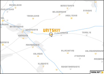 map of Uritskiy