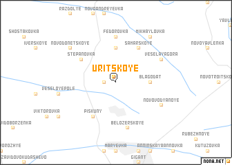 map of Uritskoye