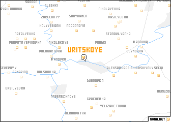 map of Uritskoye