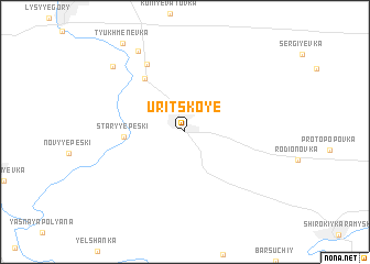 map of Uritskoye