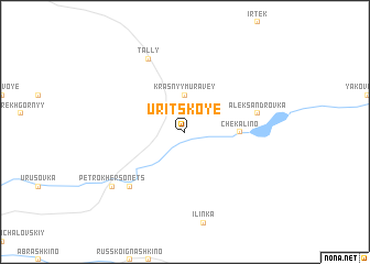 map of Uritskoye