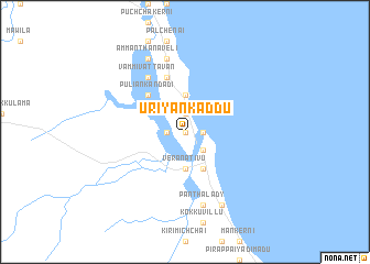 map of Uriyankaddu