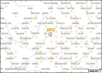 map of Uriz