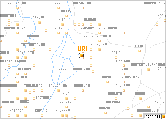 map of ‘Urī