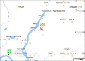 map of Uri