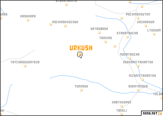 map of Urkush