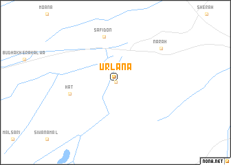 map of Urlāna