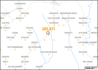 map of Urlaţi