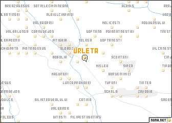 map of Urleta