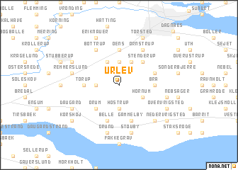 map of Urlev